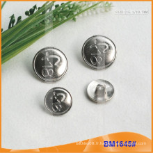 Bouton en alliage de zinc et boutons en métal et bouton de couture métallique BM1645